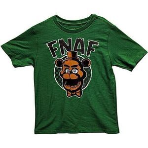 Five Nights At Freddy's Youth Boys FNAF Freddy Fazbear Tee Shirt New XS (4-5)